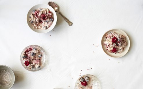 Vegan coconut Eton mess